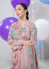 QPrints By Qalamkar Embroidered Lawn 3 Piece Unstitched Suit QLM25QP D-EM-05A ZELDA